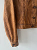 KENZO  - 1980s DENIM JACKET WITH CRINKLED EFFECT WASH