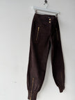 ICEBERG - early 2000s CORDUROY TROUSERS WITH KNIT CUFFS