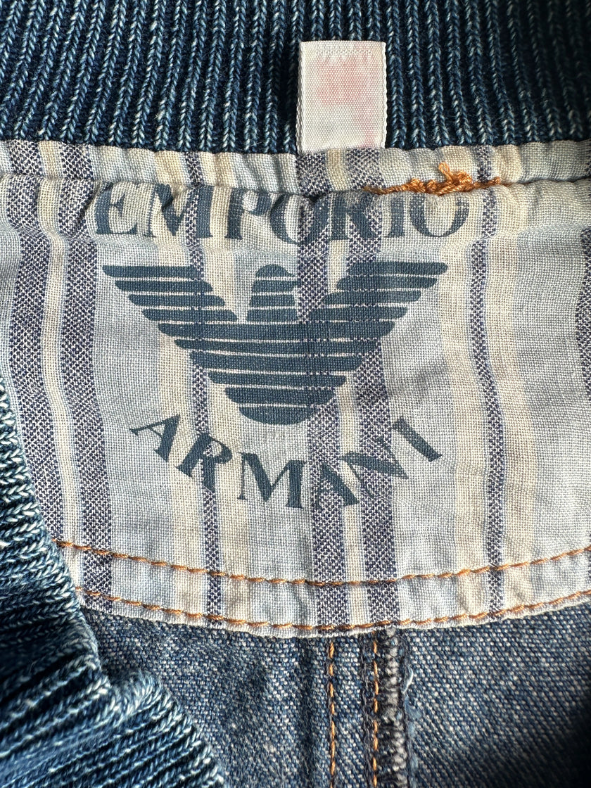 EMPORIO ARMANI - 1980s DENIM BOMBER JACKET