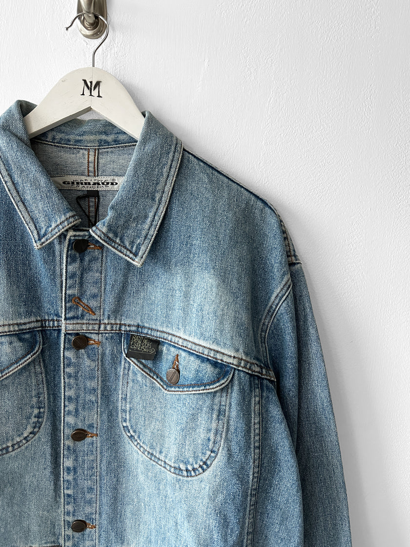 MARITHÉ + FRANÇOIS GIRBAUD - 1980s STONE WASHED DENIM JACKET