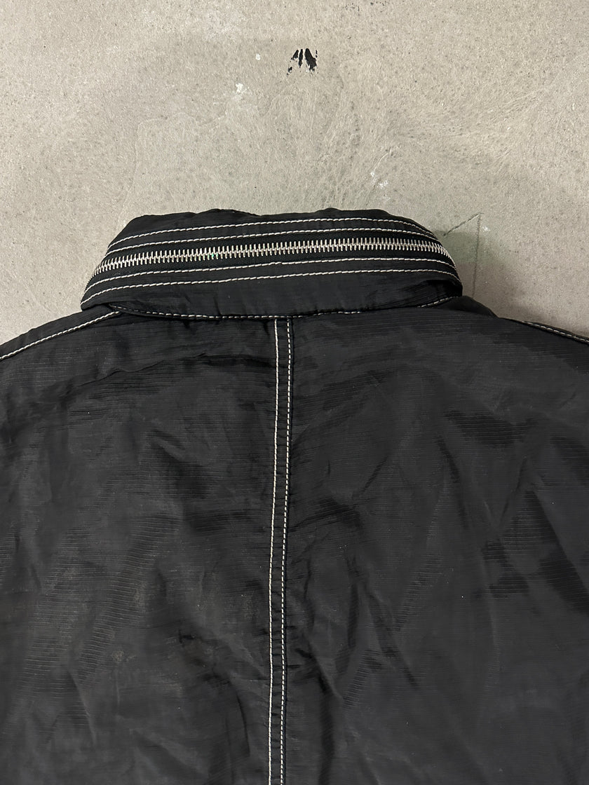 JET SET SKI - 1990s PARACHUTE PUFFER GILET