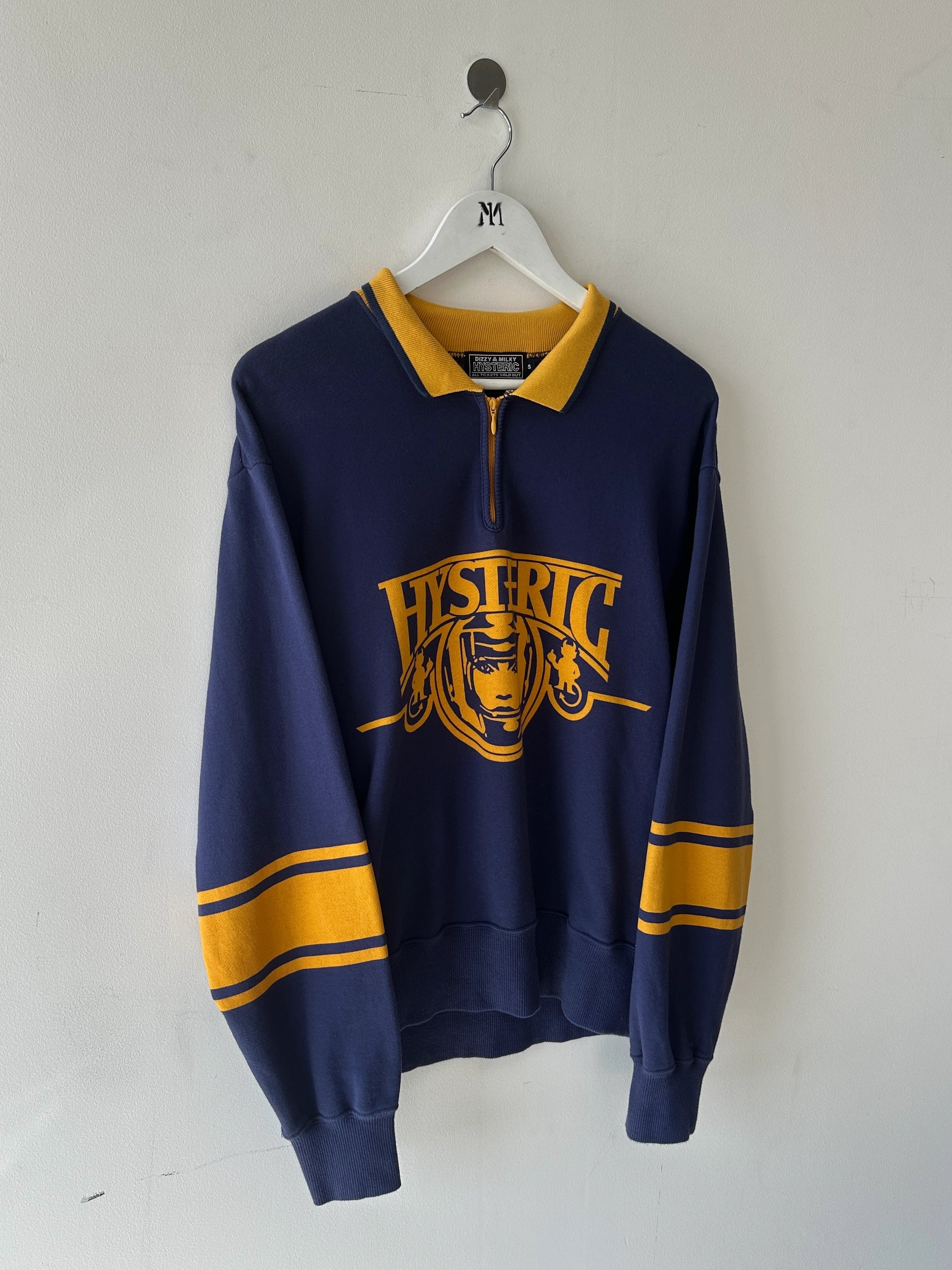 HYSTERIC GLAMOUR - 1990s QUARTER ZIP SWEATSHIRT