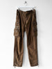CERRUTI 1881 - 1980s DISTRESSED CARGO TROUSERS