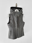 ITALIAN LABEL 2010s ZIPPED HOODED GILET JACKET