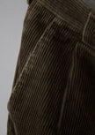 YVES SAINT LAURENT - 1980s CORDUROY FRONT PLEATS TROUSERS