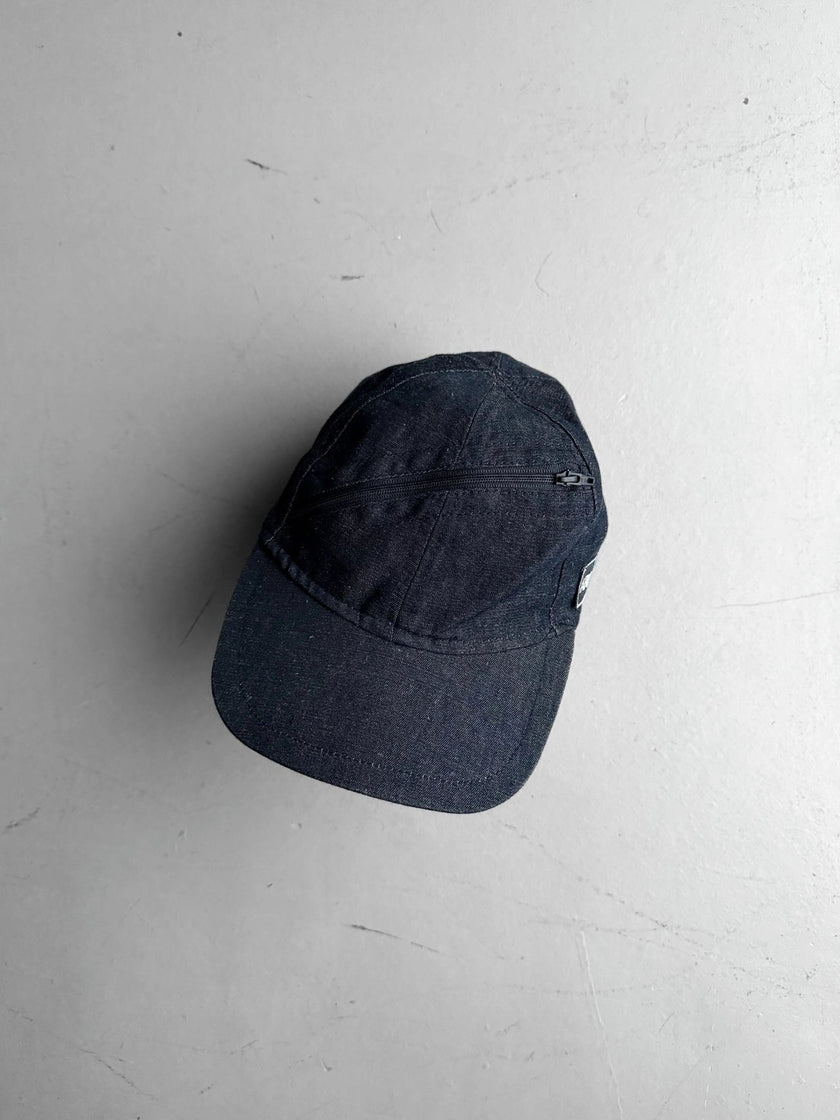 ARMANI HAT 1990s WITH ZIP ON THE FRONT