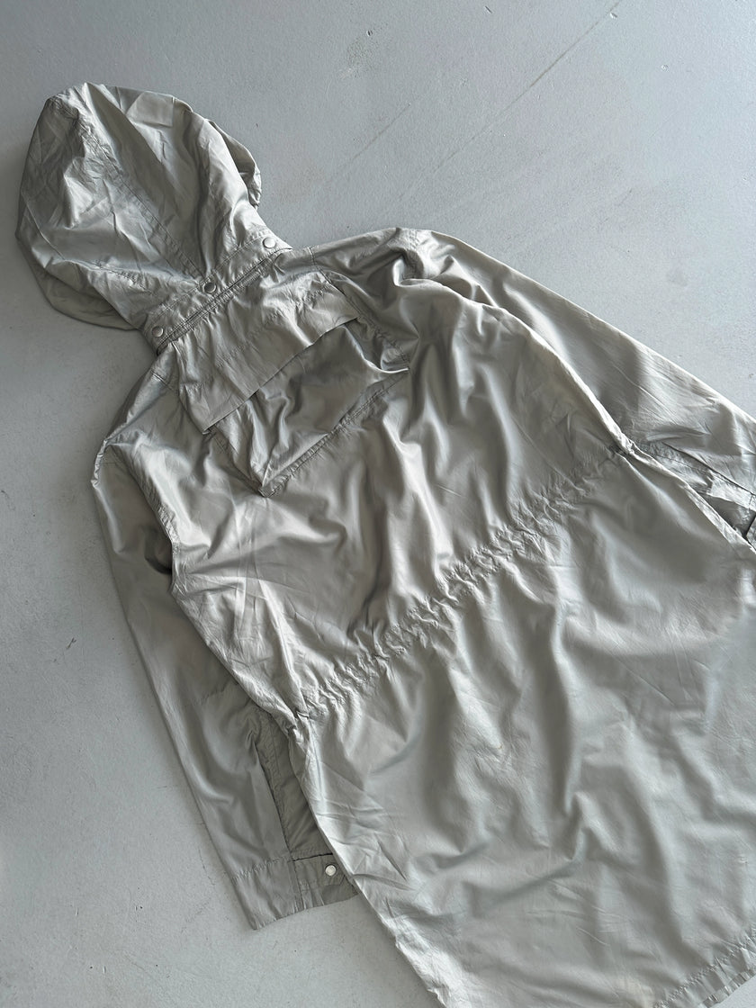 ISSEY MIYAKE WINDCOAT - 1980s FOLDABLE LONG WINDBREAKER JACKET