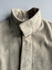 PLANTATION ISSEY MIYAKE - 1990s FUNNEL NECK WOOL COAT