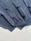 EMPORIO ARMANI - 1990s RAISED KNOT FRONT KNIT JUMPER