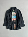 JUST CAVALLI - S/S 2005 CORSET STYLE SHIRT