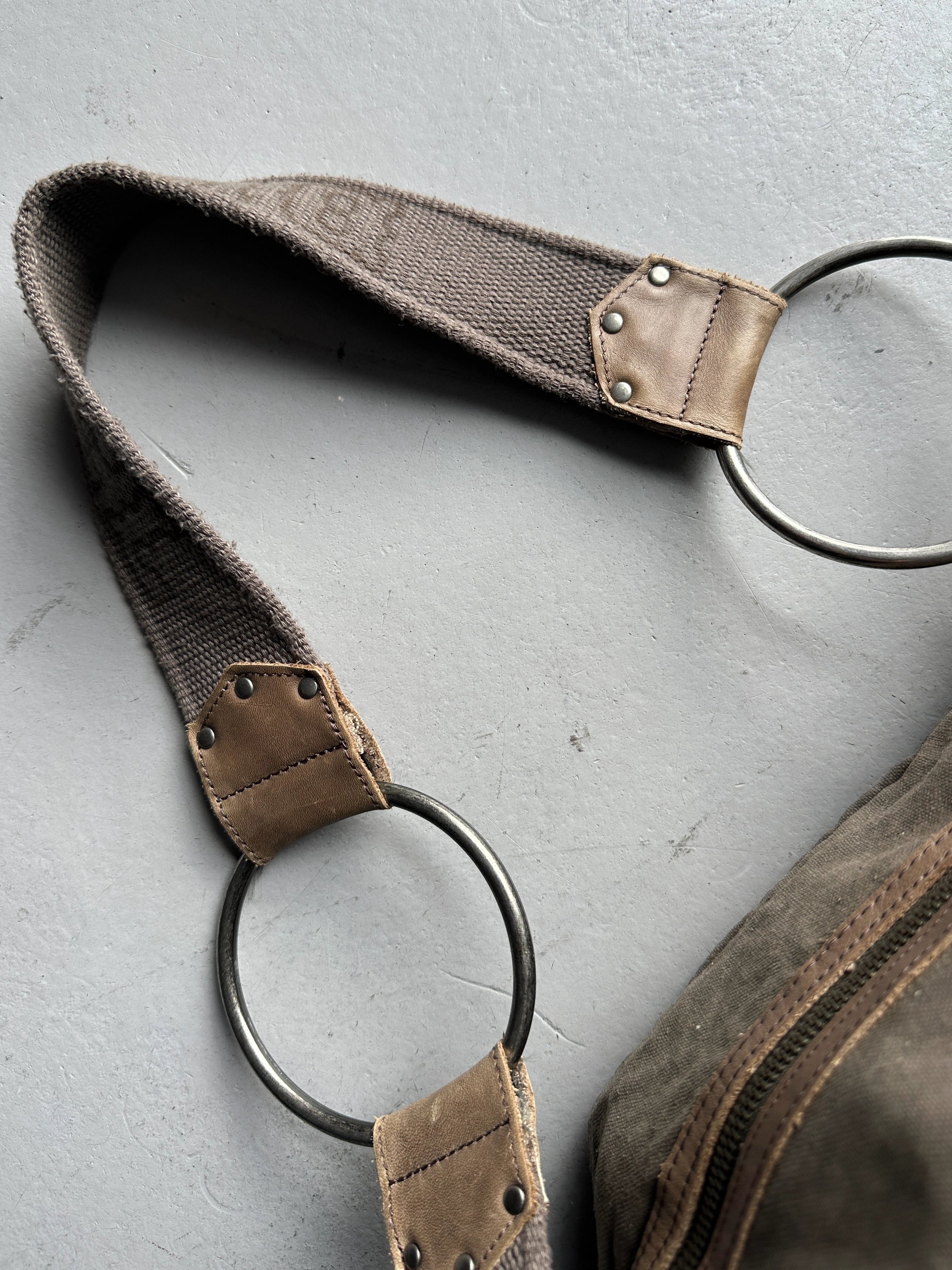 DIESEL SPARE PARTS - 2000s WAXED CANVAS CARGO BAG