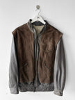 SPANISH LABEL 1980s PANELED LEATHER JACKET