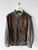 SPANISH LABEL 1980s PANELED LEATHER JACKET