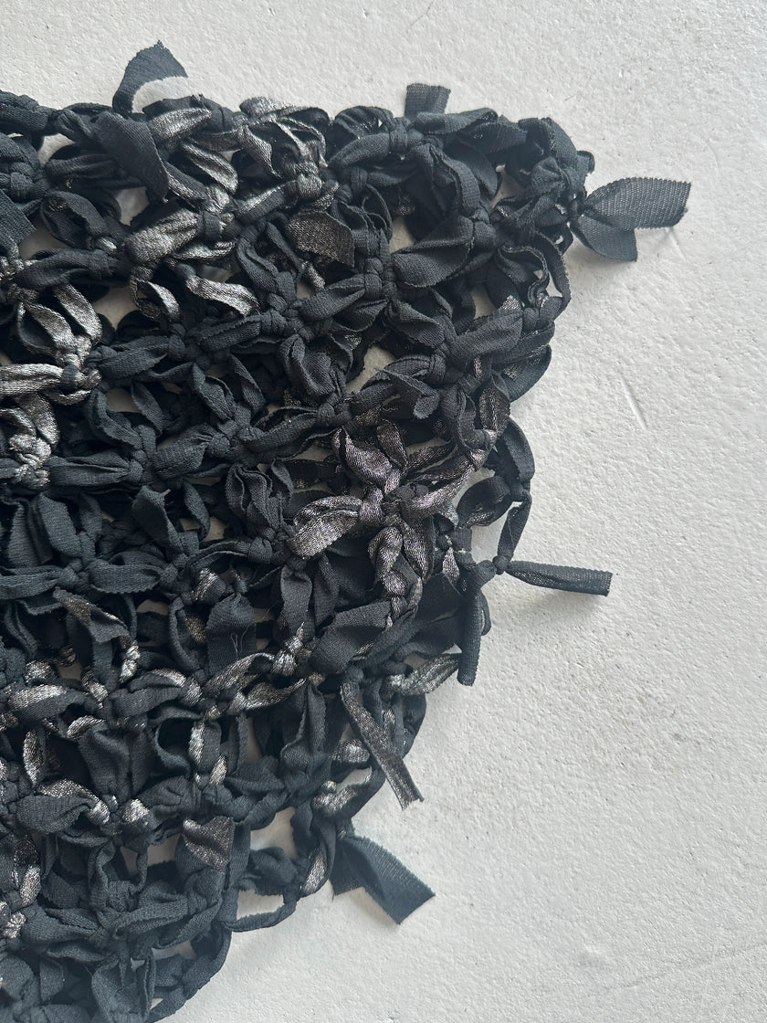 HIROKO KOSHINO - 1990s KNOTTED NET TOP