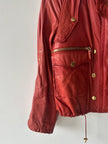 GUCCI - S/S 2009 ROLLED UP SLEEVE SOFT LEATHER BIKER JACKET