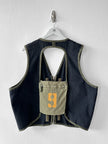 DIESEL - 1980s 2 in 1 BOMBER JACKET WITH LAYERED ZIPPED VEST
