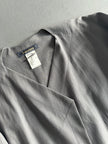 ISSEY MIYAKE - 1980s OPEN FRONT ARCHITECTURAL OPEN FRONT BLAZER