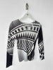 ISSEY MIYAKE - S/S 2015 GEOMETRIC PRINT LONG SLEEVE TOP