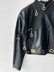 LA MATTA - early 1990s BOXY FIT LEATHER JACKET