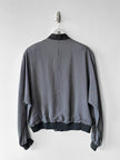 ITALIAN LABEL 1980s PINSTRIPED BLOUSON JACKET