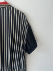 ITALIAN LABEL 1980s BOXY FIT SILK POLO T-SHIRT