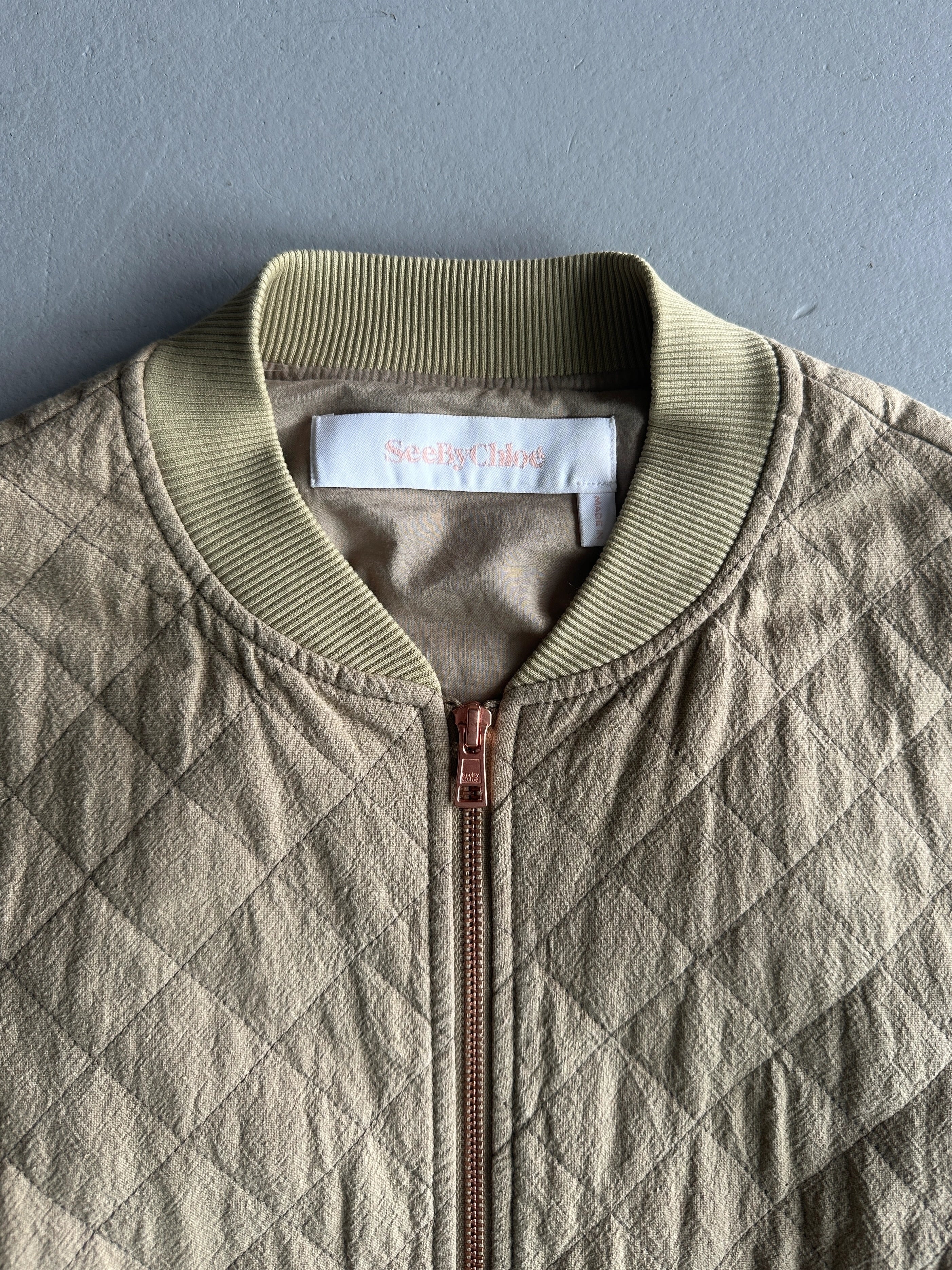 SEE BY CHLOÉ BY PHOEBE PHILO - S/S 2 IN 1 QUILTED VEST JACKET
