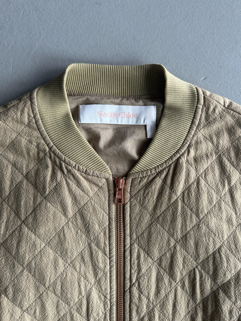 SEE BY CHLOÉ BY PHOEBE PHILO - S/S 2 IN 1 QUILTED VEST JACKET