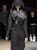 JUNYA WATANABE A/W 2007 ASYMMETRICAL LACE DRESS WITH BIKER JACKET