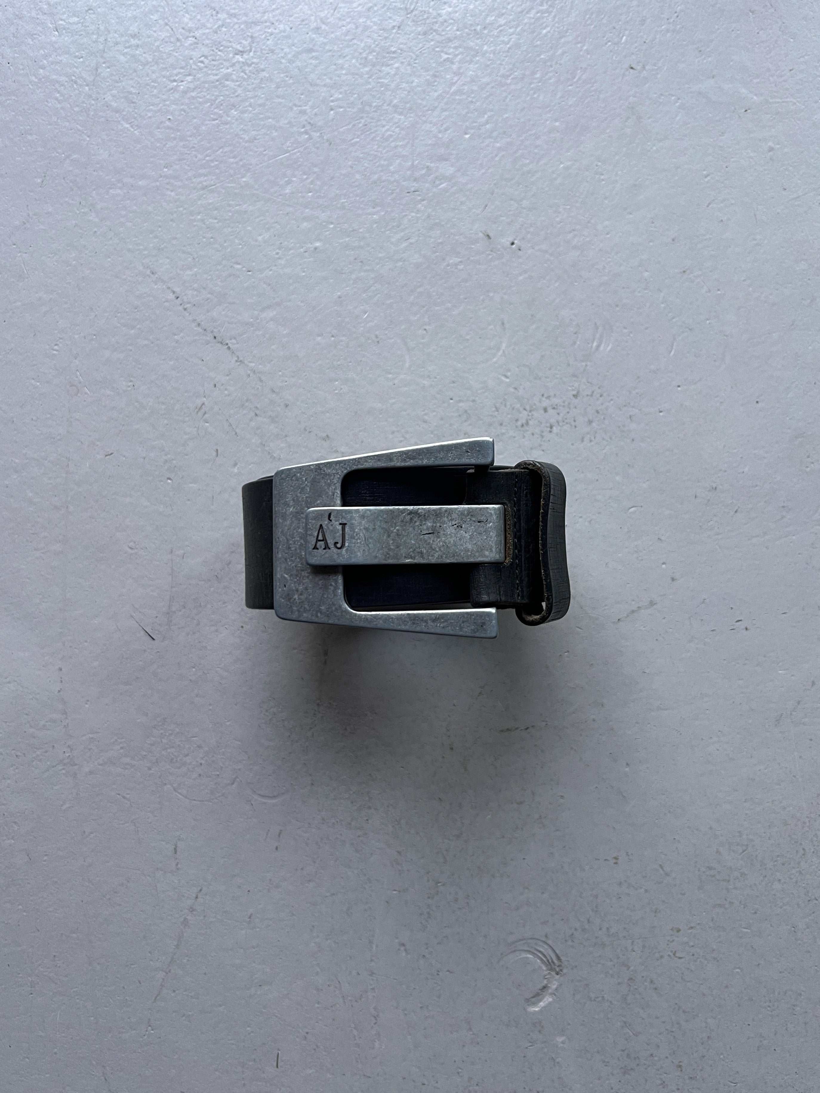 ARMANI JEANS - 2000s LEATHER BELT