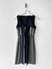 JOHN RICHMOND - 2000s PANELLED DRESS WITH LACING DETAILS AT WAIST