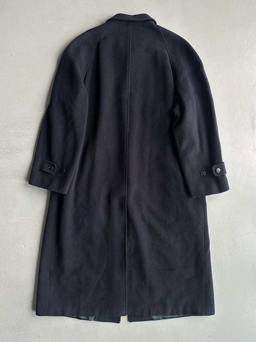 EMPORIO ARMANI - 1980s DROPPED SHOULDERS LONG COAT