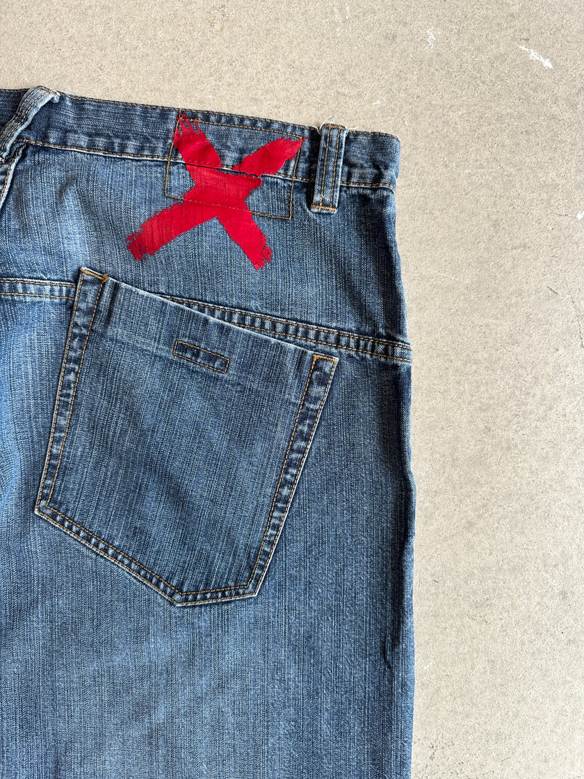 2000s BAGGY BIKER JEANS