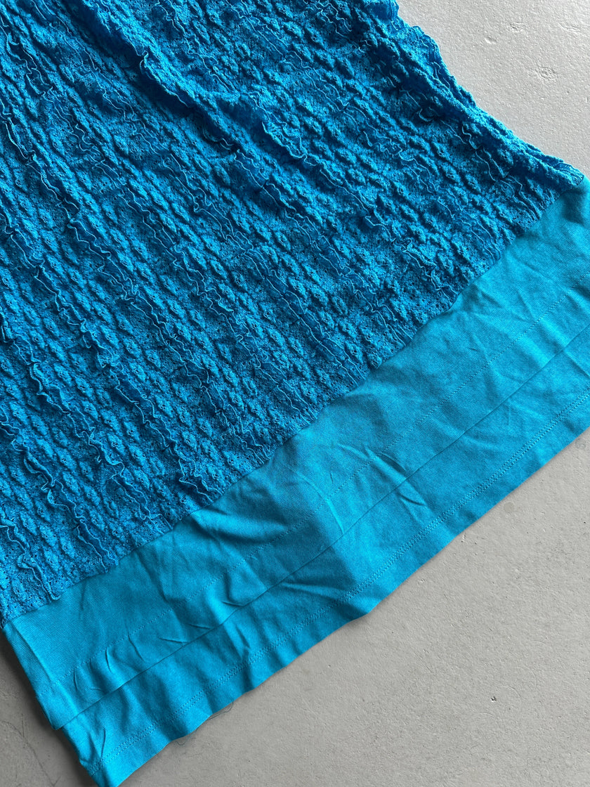 ISSEY MIYAKE HaaT - S/S 2001 LAYERED RUCHED T-SHIRT