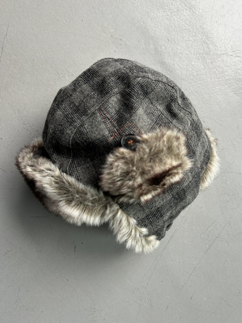 PAUL SMITH - early 2000s TRAPPER FUR HAT