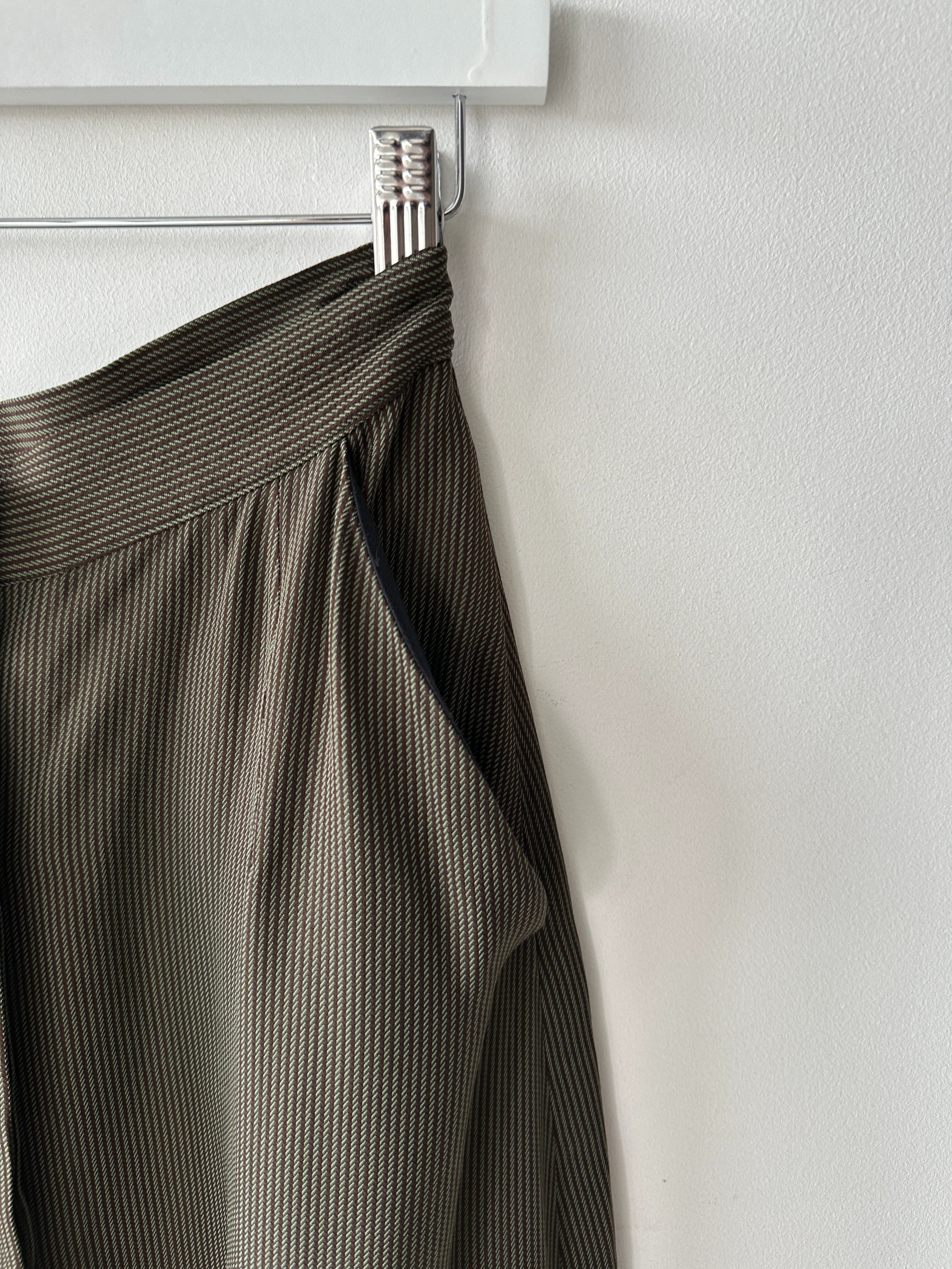 JAPANESE LABEL 2000s MAXI SKIRT WITH SIDE POCKETS
