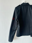 GIANFRANCO FERRÉ - S/S 2008 STRAIGHT FIT JACKET WITH OVERSIZED THROAT FLAP