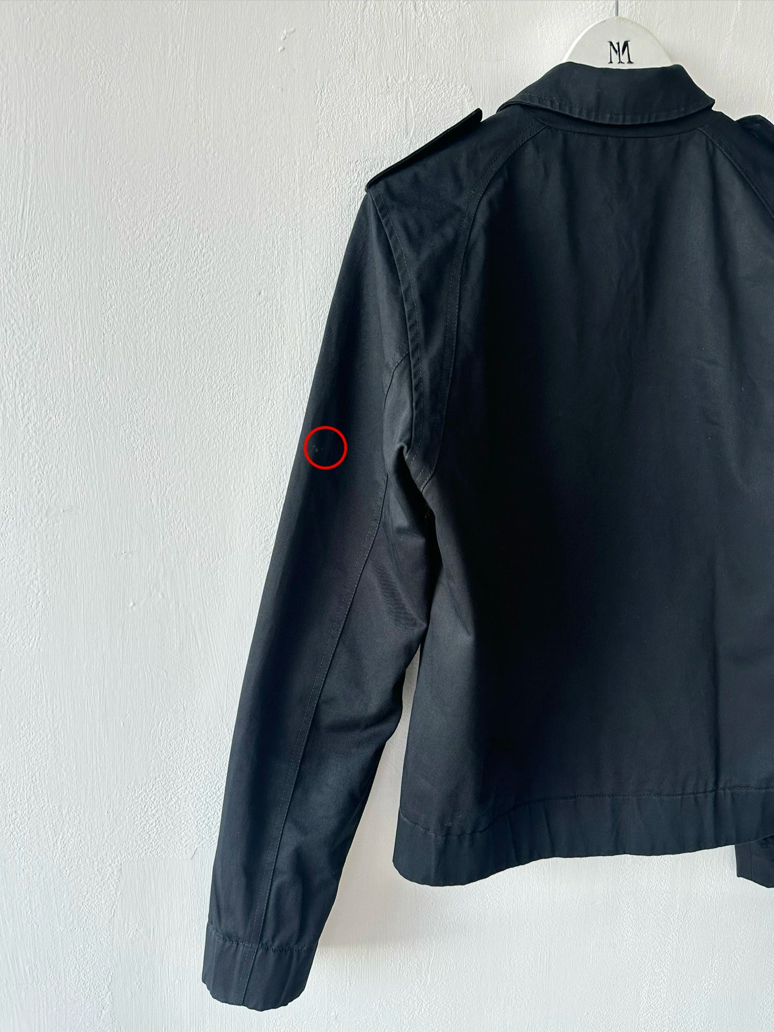 GIANFRANCO FERRÉ - S/S 2008 STRAIGHT FIT JACKET WITH OVERSIZED THROAT FLAP