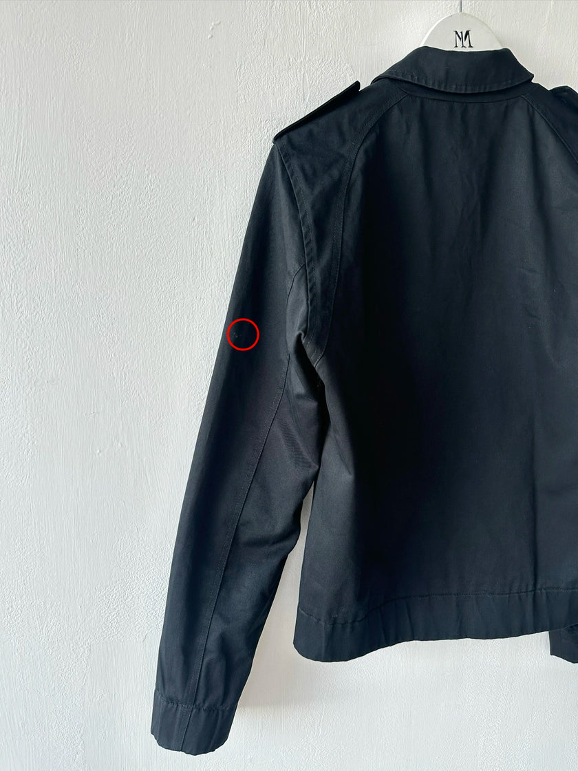GIANFRANCO FERRÉ - S/S 2008 STRAIGHT FIT JACKET WITH OVERSIZED THROAT FLAP