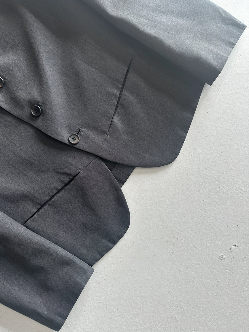 YOHJI YAMAMOTO Y's - A/W 2012 SLIT OPENING BLAZER