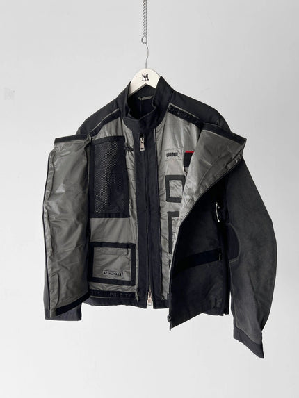 MARITHÉ + FRANÇOIS GIRBAUD SPQRCITY F/W 1999 TECH PARACHUTE REFLECTIVE JACKET