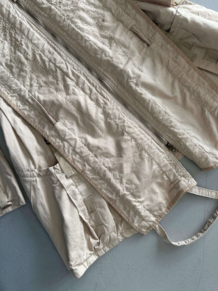 MARITHÉ + FRANÇOIS GIRBAUD - F/W 2008 RUCHED FRONT ADJUSTABLE JACKET