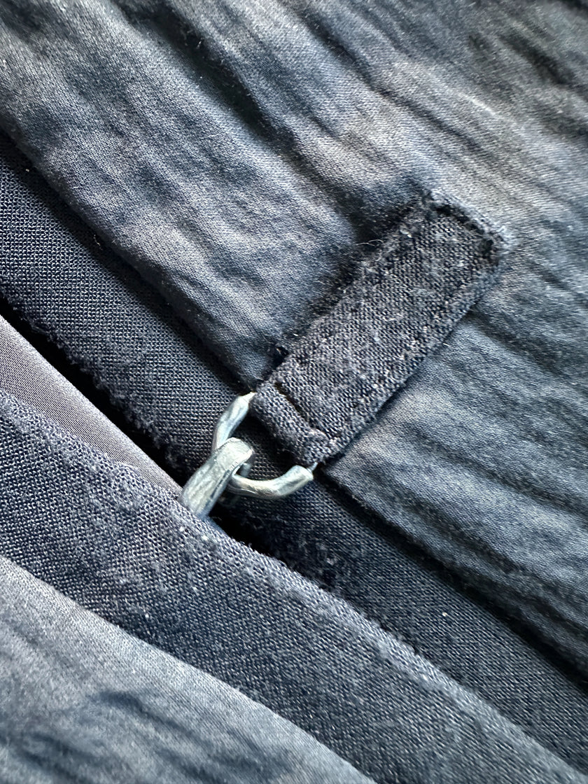 HELMUT LANG - early 2000s COLLARLESS BOXY FIT BLAZER