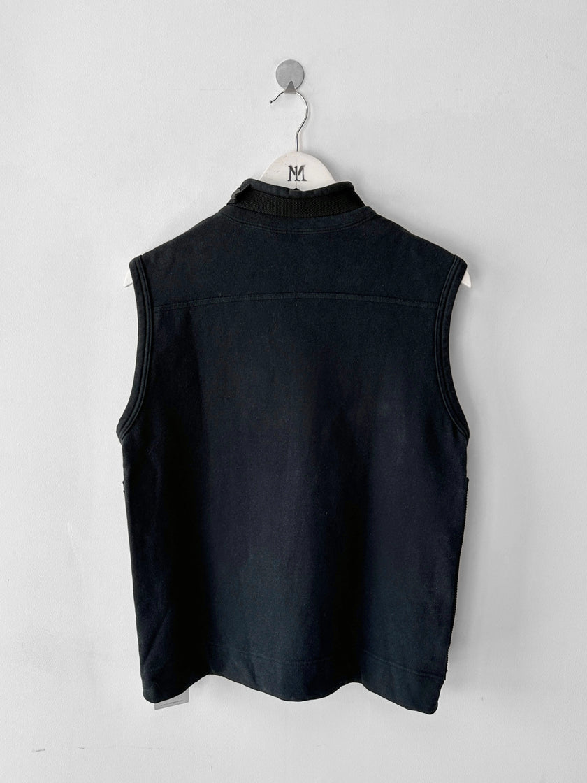 FINAL HOME - 1990s ZIPPED VEST WITH SIDE PANEL DETAILS