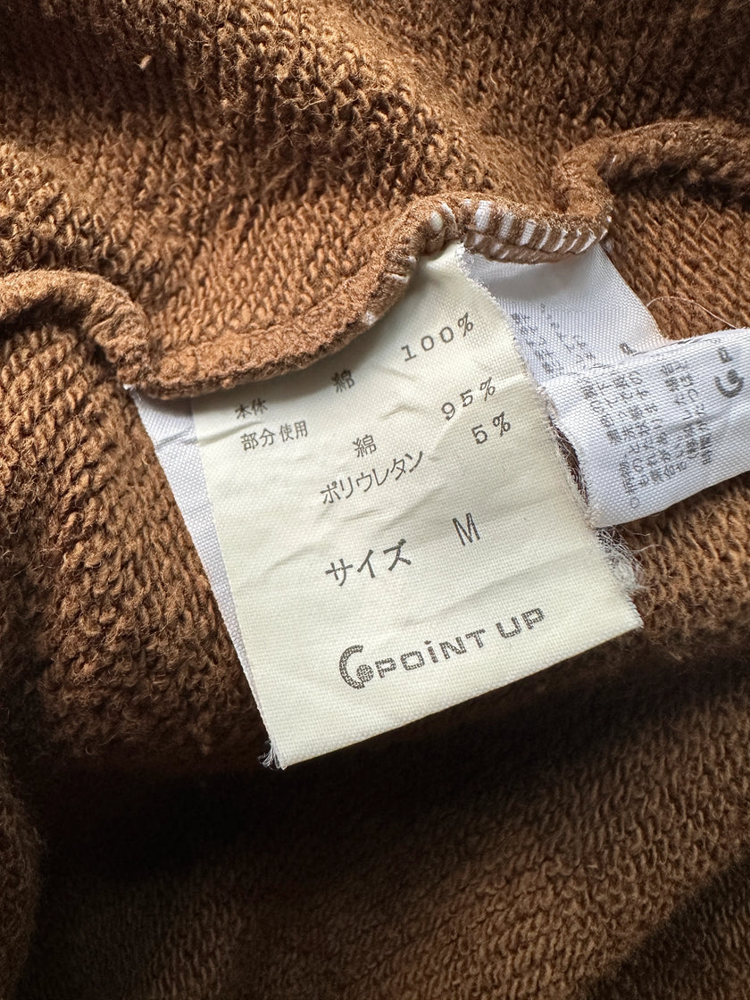 ISSEY MIYAKE HAI SPORTING GEAR - 1980s ZIPPED HOODED SWEATER