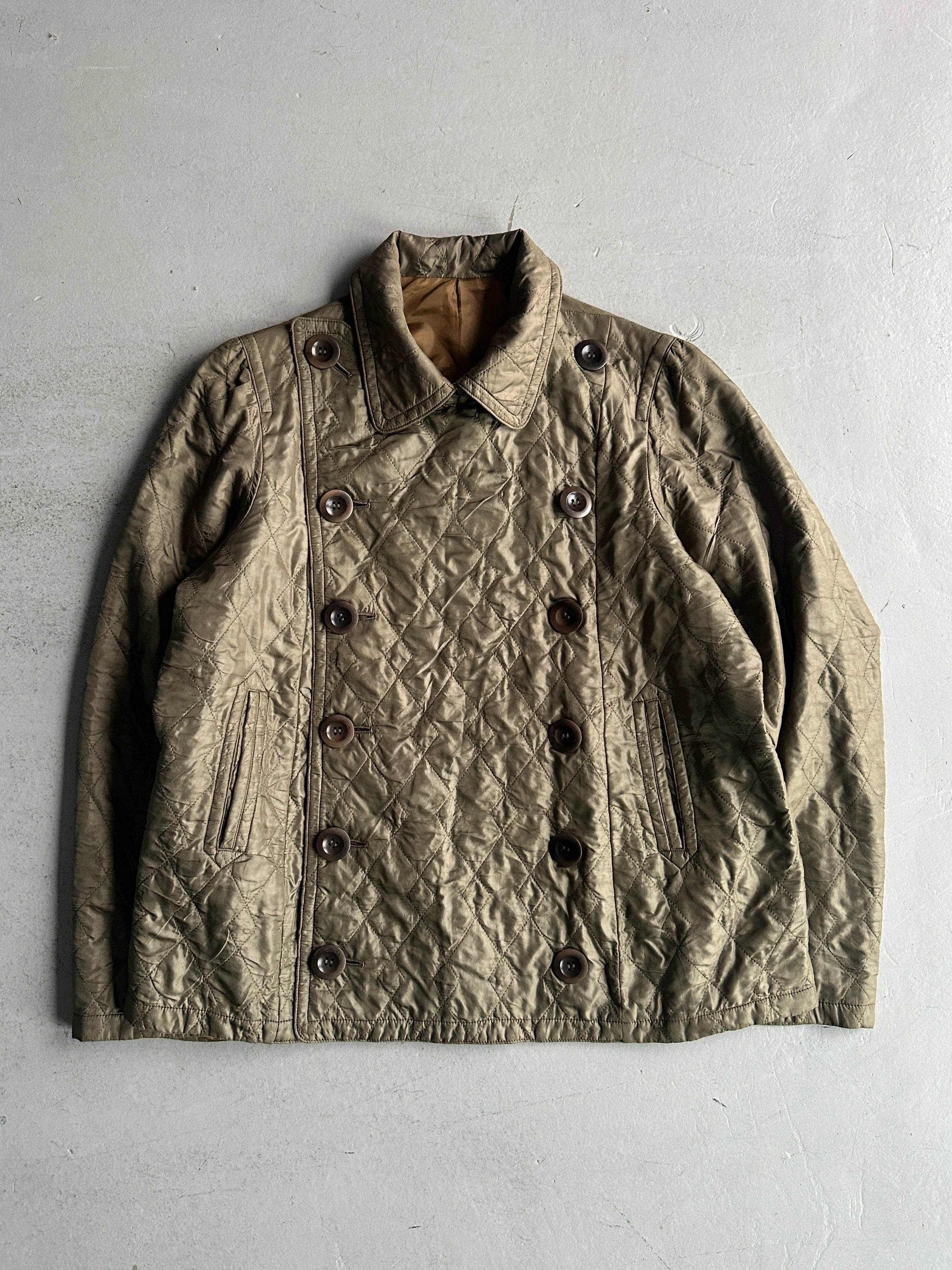 YOHJI YAMAMOTO Y's - A/W 2017 DOUBLE BREASTED QUILTED JACKET