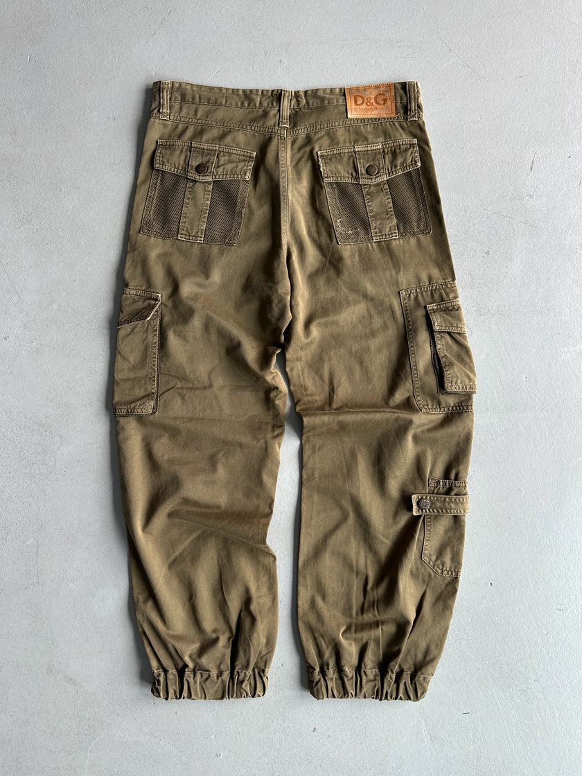 DOLCE & GABBANA - S/S 2003 MULTI POCKET CARGO TROUSERS