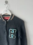 HYSTERIC GLAMOUR  - 2000s CHUNKY KNIT VARSITY CARDIGAN
