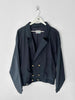 ITALIAN LABEL 1980s DOUBLE BREASTED LIGHT BOMBER JACKET