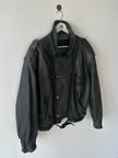 LES MILLÉSIMES DE MARITHÉ & FRANÇOIS GIRBAUD - early 1990s LEATHER BOMBER JACKET