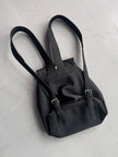GIANFRANCO FERRÉ - 1990s ZIPPABLE STRAPS BACKPACK